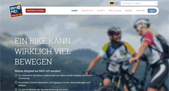 Desktop Screenshot of bikeaid.de